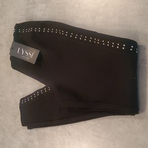 LYSSE New York Black studded leggings